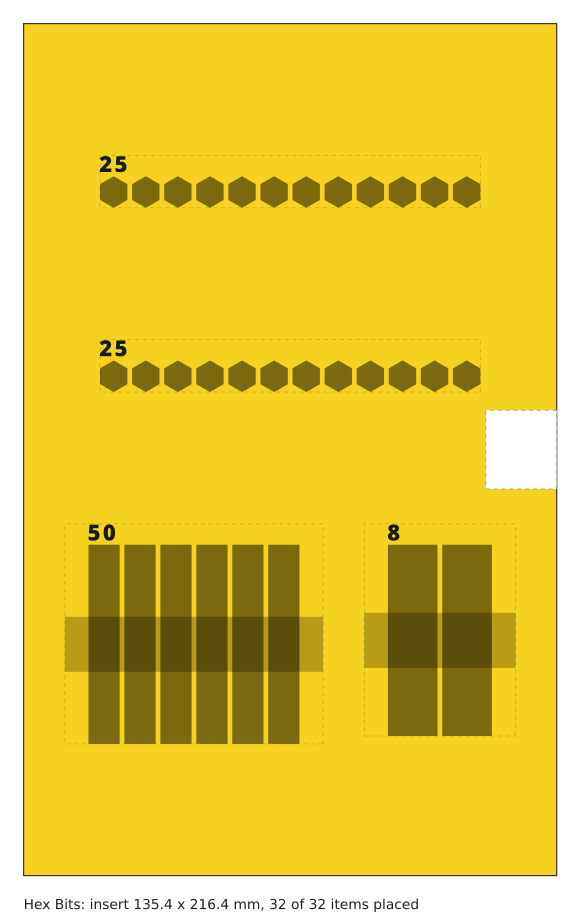 hex-bits insert layout